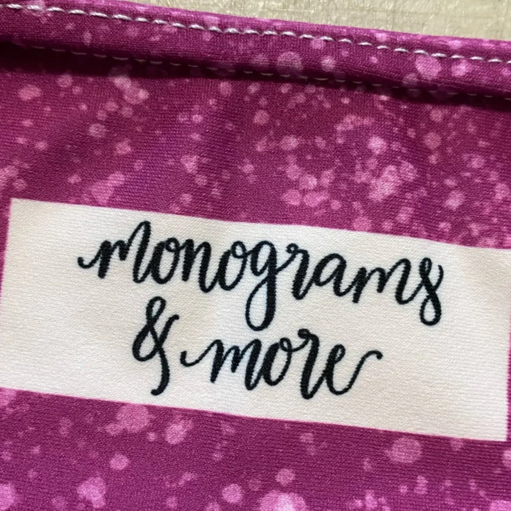 Monograms and more Kids Gradient Pink and Purple Leggings - Picture 2 of 4